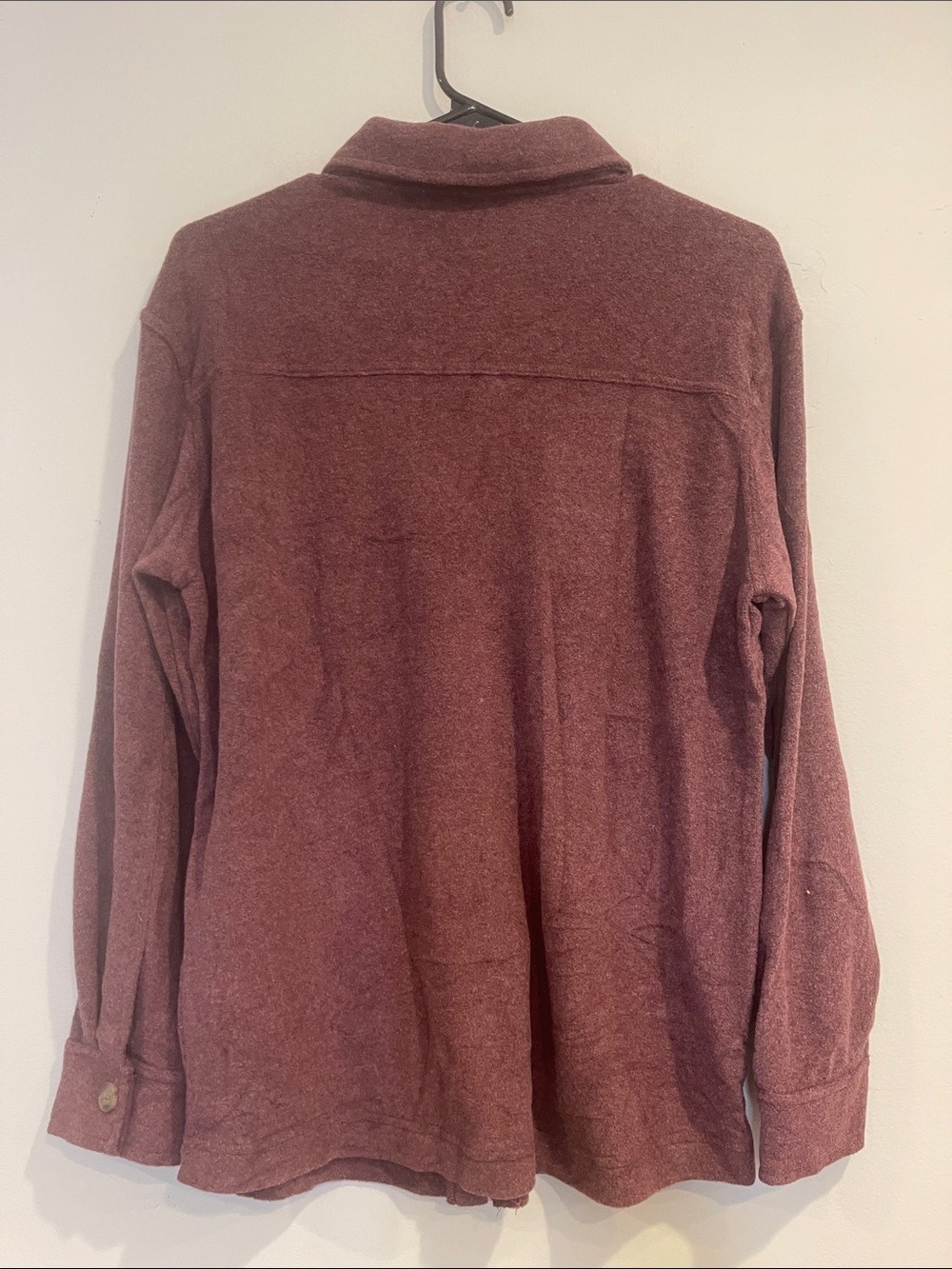 NWOT 32 Degrees Heat Women's Relaxed Fit Long Sleeve Button-Up Shirt Size Small - Picture 8 of 8
